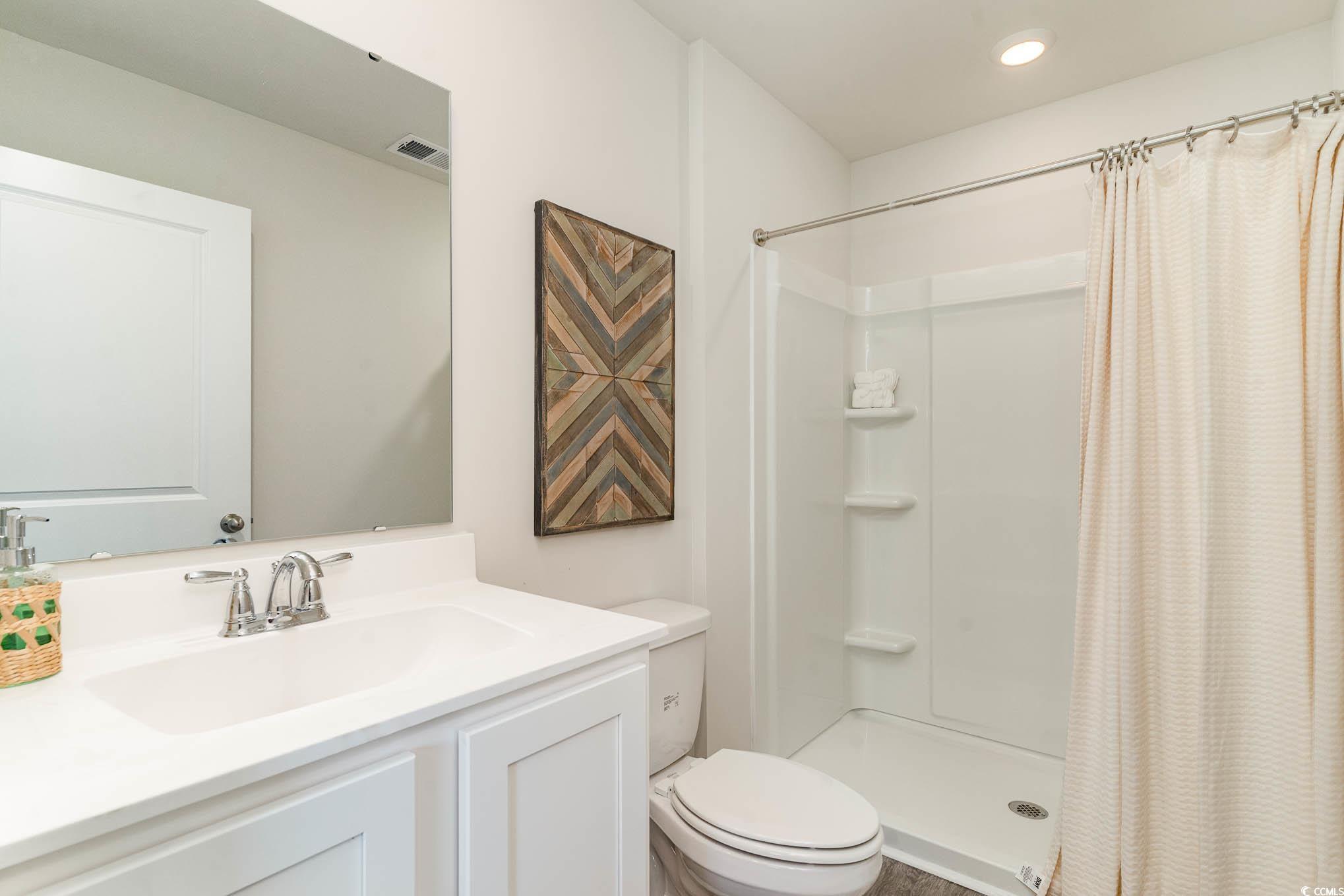 243 Teddy Bear Loop Conway, SC 29526 - Photo 18 of 24 Full bath with a stall shower and vanity