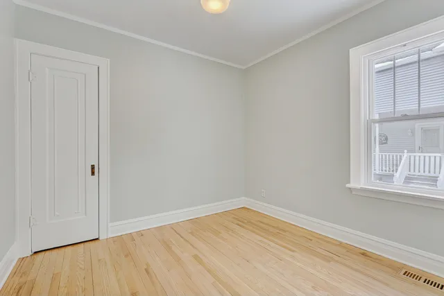 wooden floor in an empty room