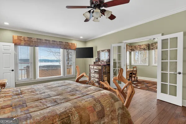 a view of living room with furniture and rug