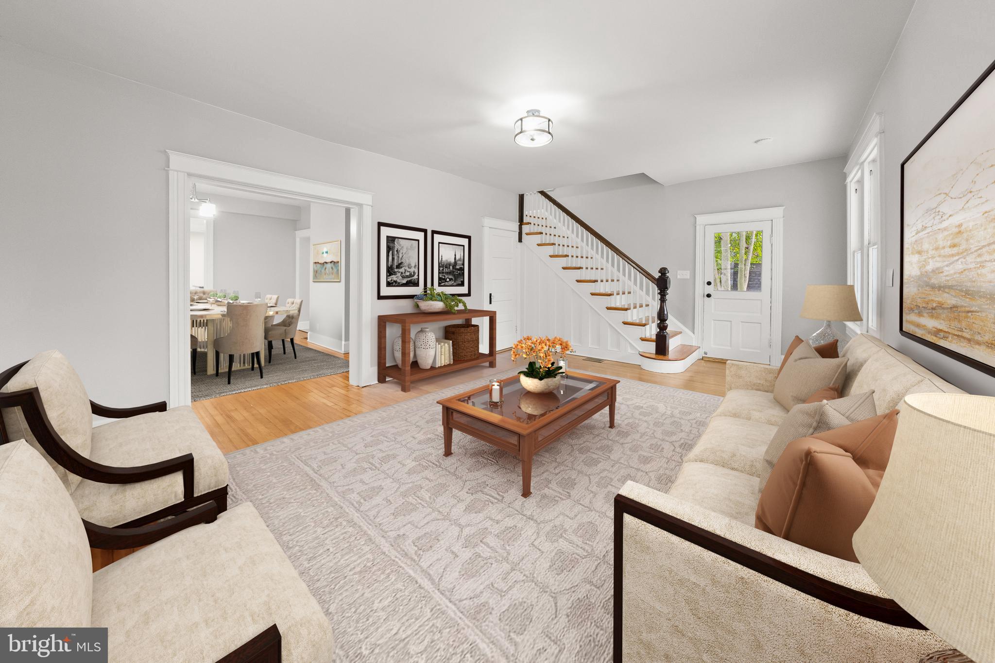 10220 Capitol View Avenue Silver Spring, MD 20910 - Photo 6 of 66 a living room with furniture and a wooden floor