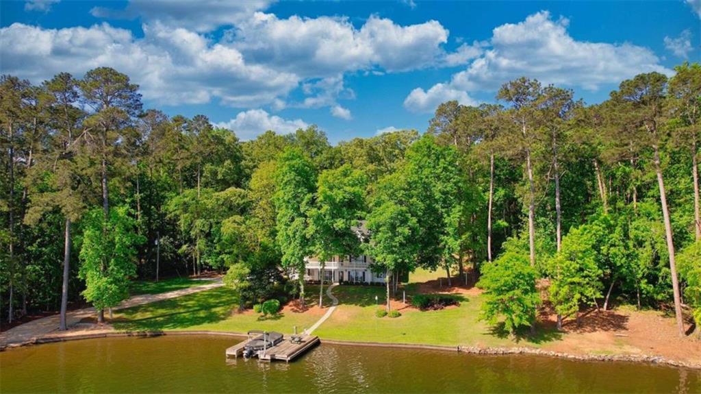 255 Old Hardy Farm Road Jackson, GA 30233 - Photo 3 of 78 a view of a lake with a yard