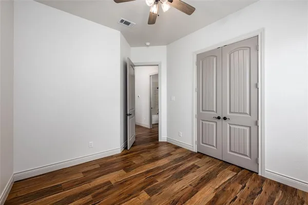 a view of a closet area