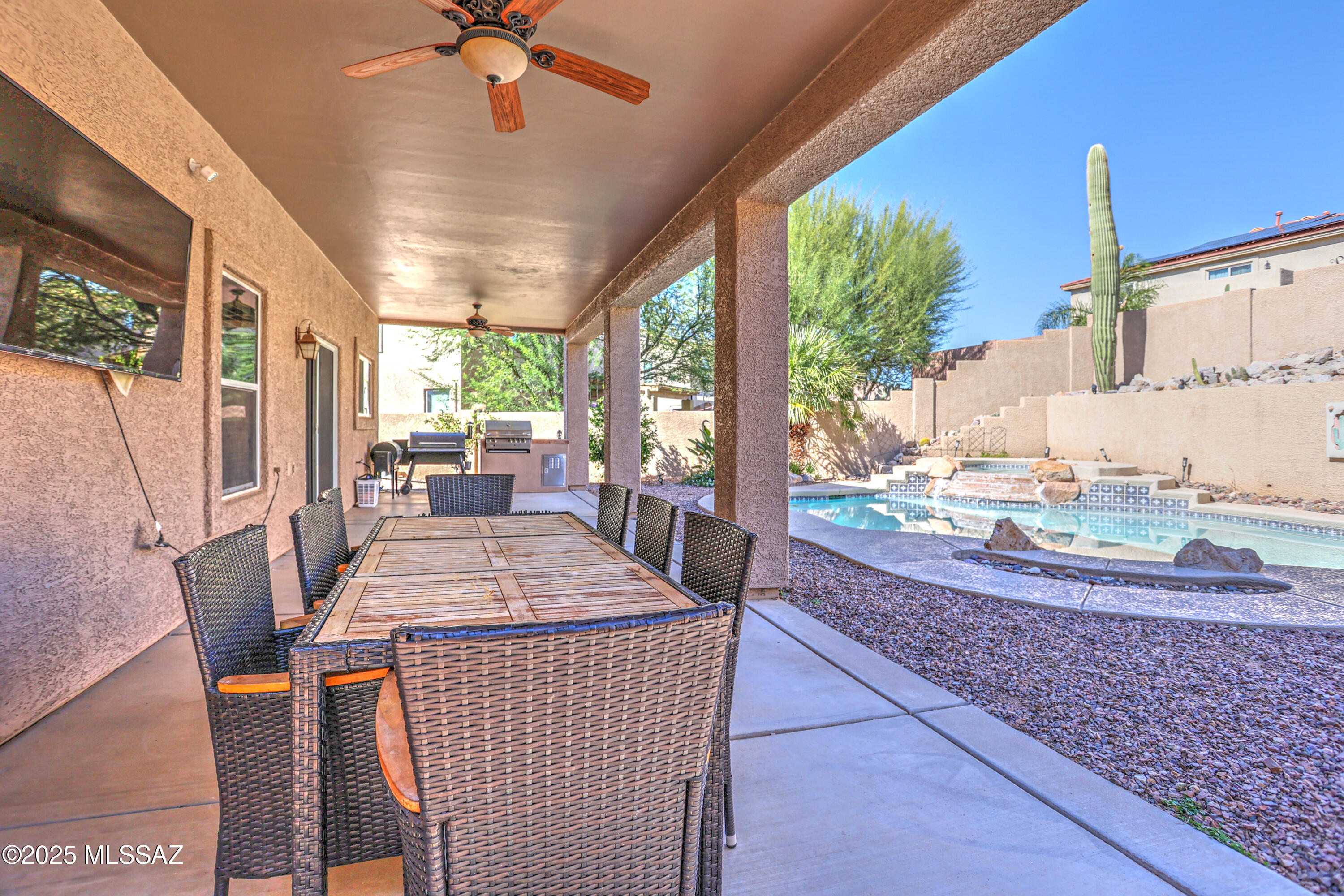 3551 East Mecate Road Tucson, AZ 85739 - Photo 40 of 49 Backyard Patio