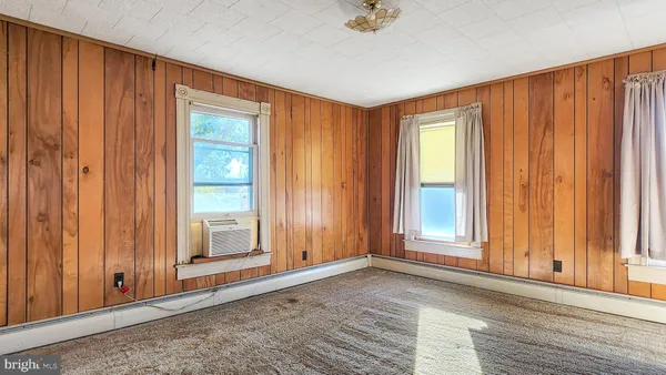 a view of backyard of house