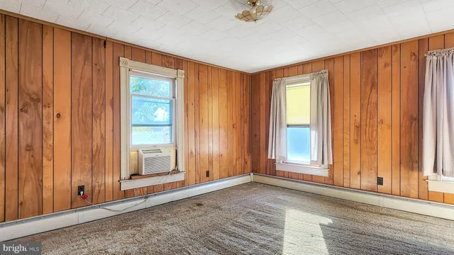 a view of backyard of house