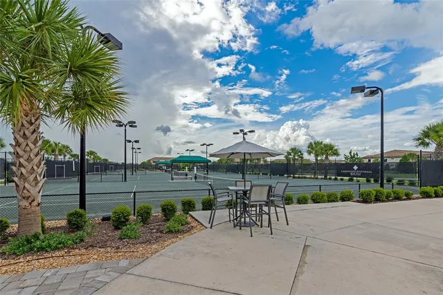 a view of a city with an ocean