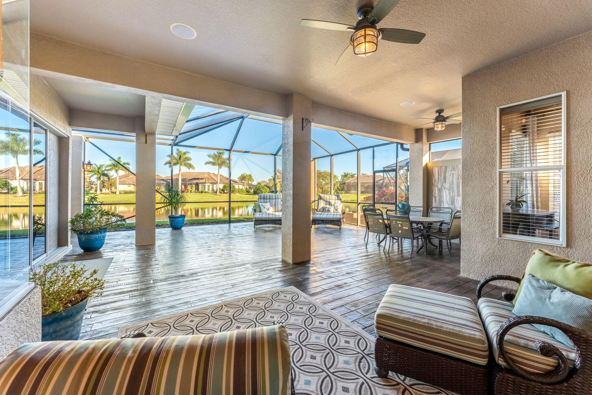 5139 Duson Way Rockledge, FL 32955 - Photo 1 of 48 a living room with furniture and a floor to ceiling window