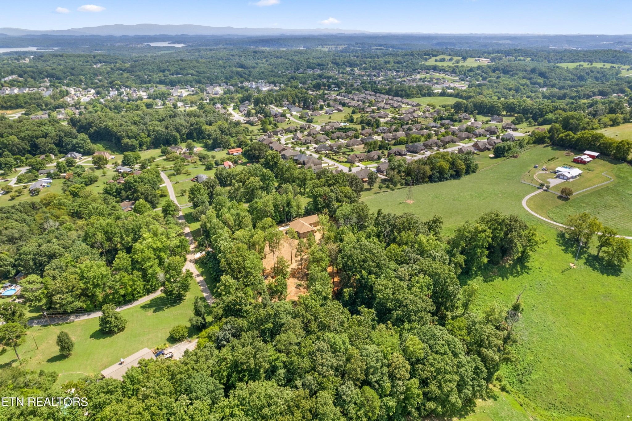 2333 Mountain View Road Lenoir City, TN 37771 - Photo 53 of 54 an aerial view of residential houses with outdoor space and trees