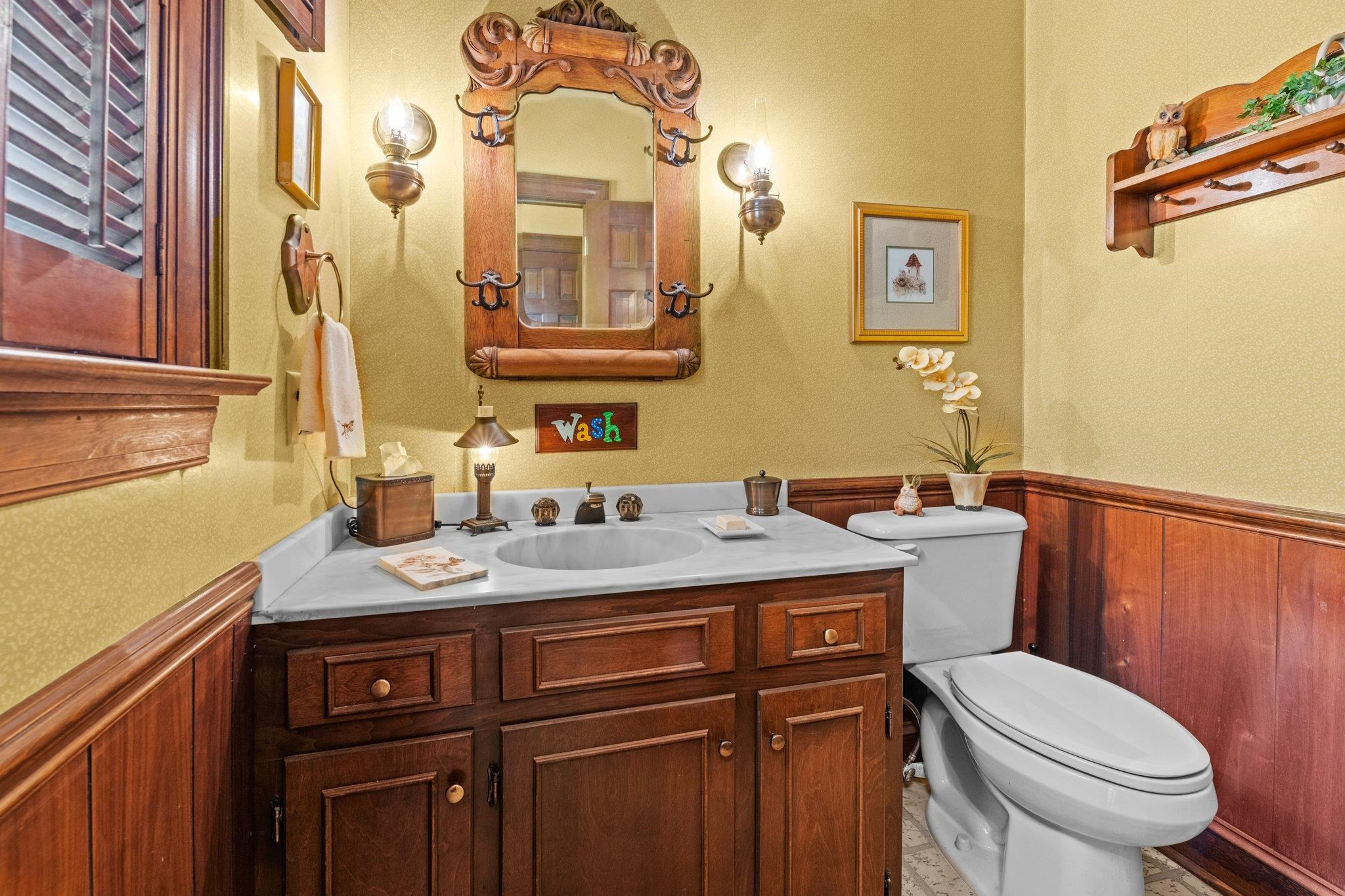 5101 Holly Ridge Farm Road Raleigh, NC 27616 - Photo 27 of 63 Half bathroom on main floor of the home off of the Kitchen. Main Floor Half Bath
