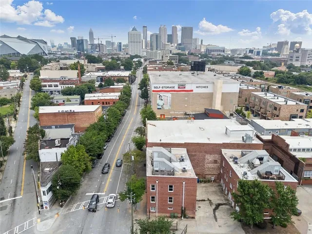 a view of multi story parking area
