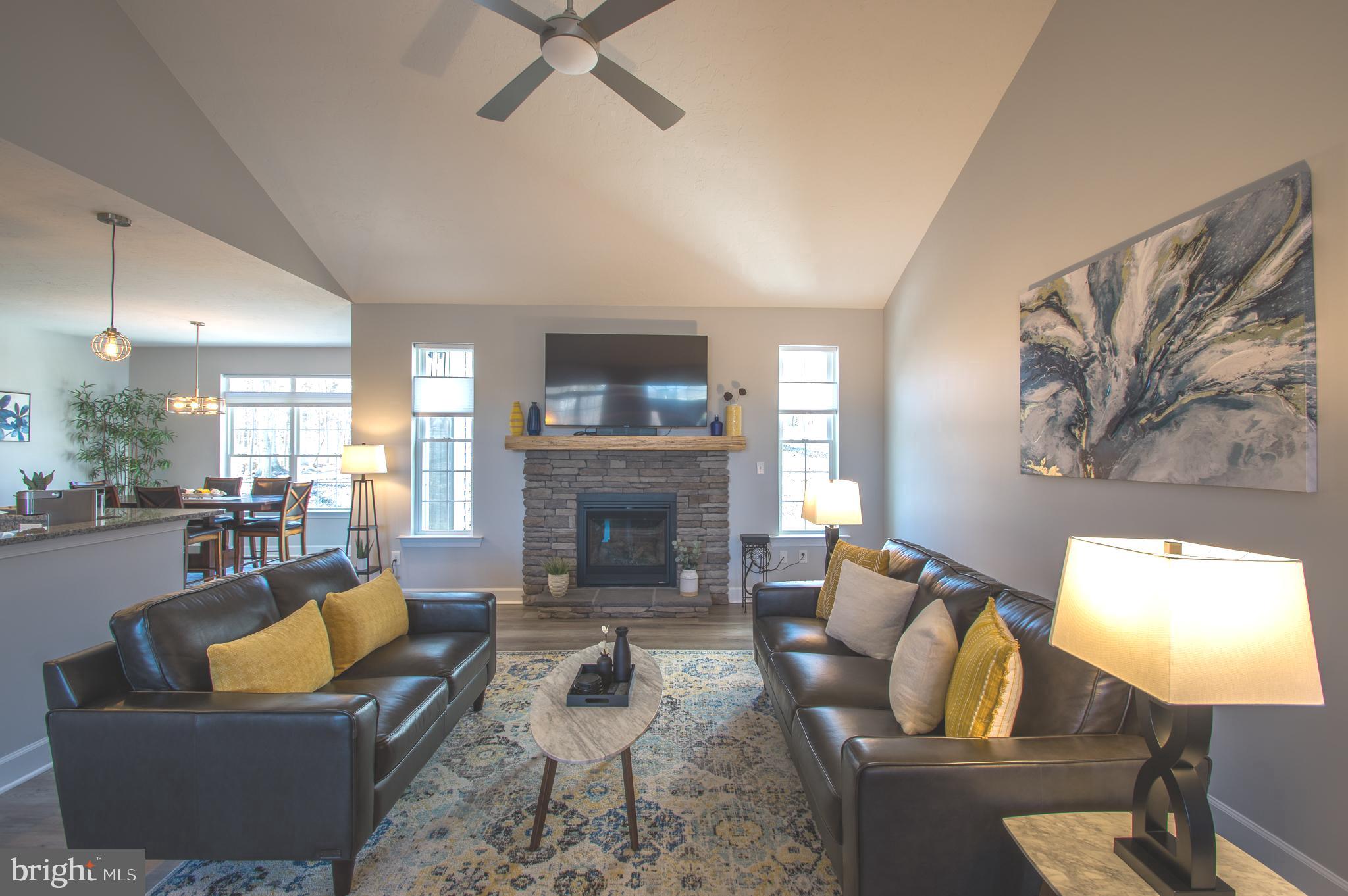 105 Quartz Ridge Road Hanover, PA 17331 - Photo 14 of 51 a living room with furniture and a fireplace