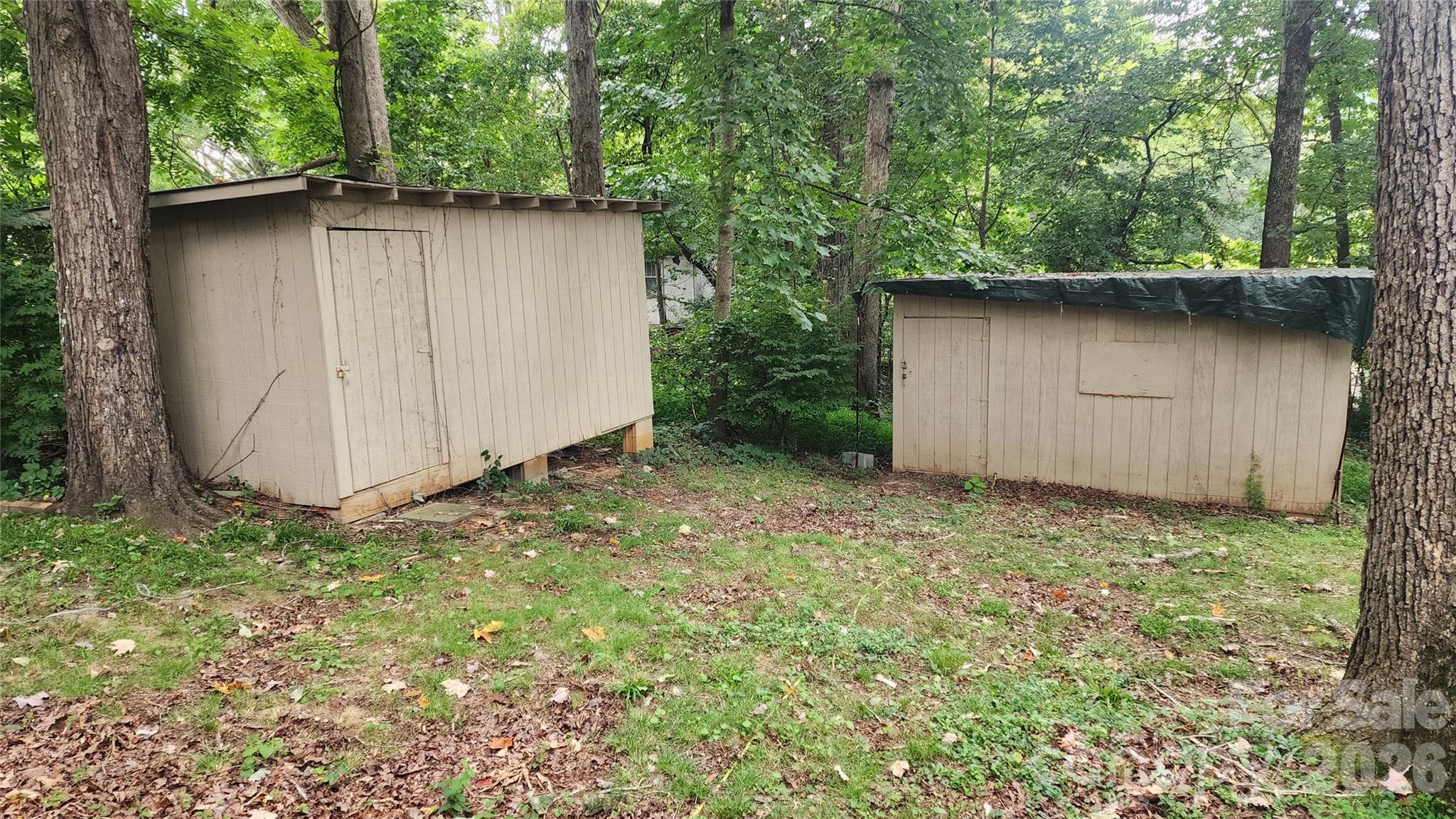 67 Indian Trail Road Candler, NC 28715 - Photo 29 of 31 a backyard of a house with lots of green space