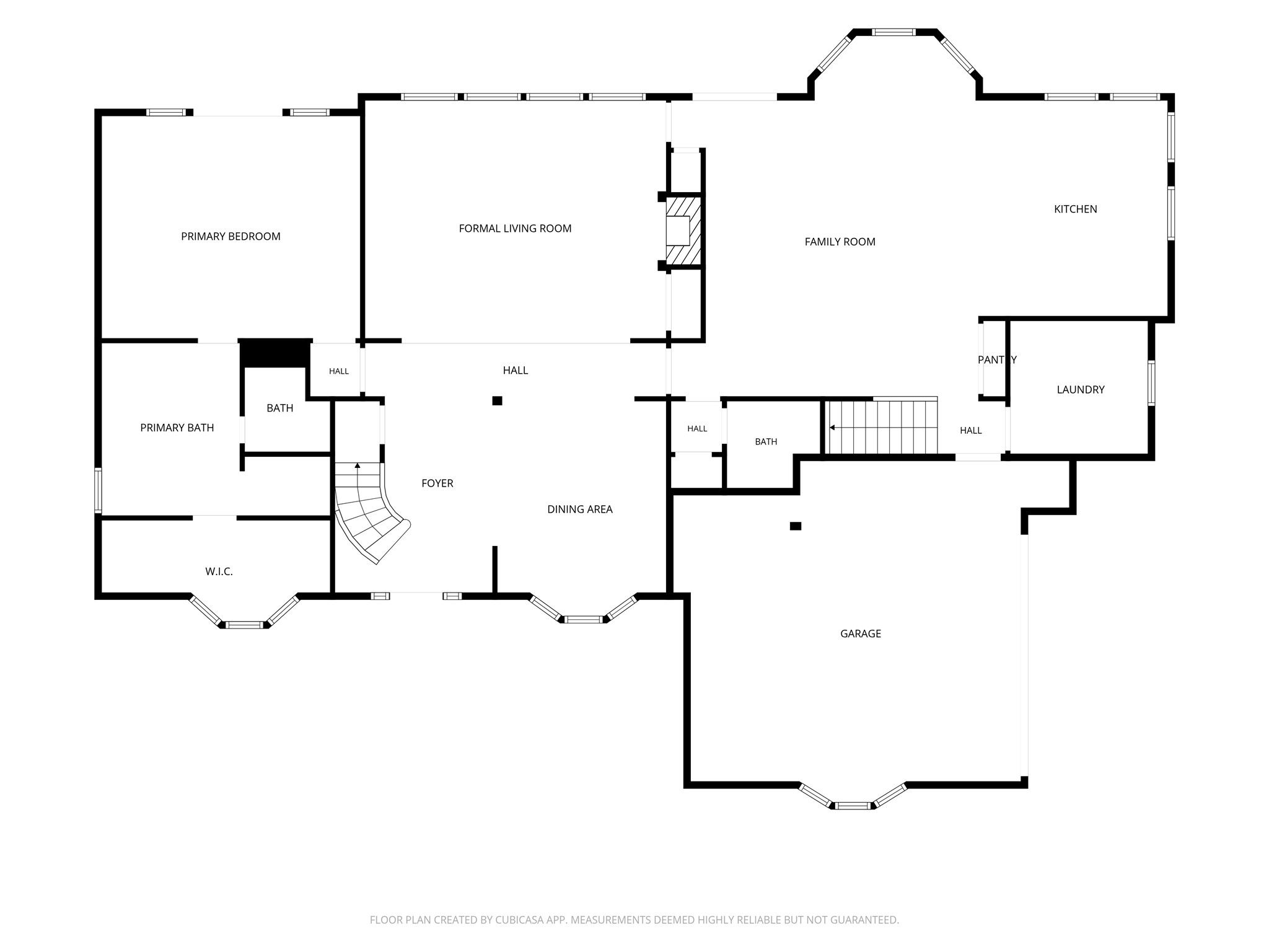 18503 Cabaniss Circle Spring, TX 77379 - Photo 47 of 49 First Floor Layout including Garage