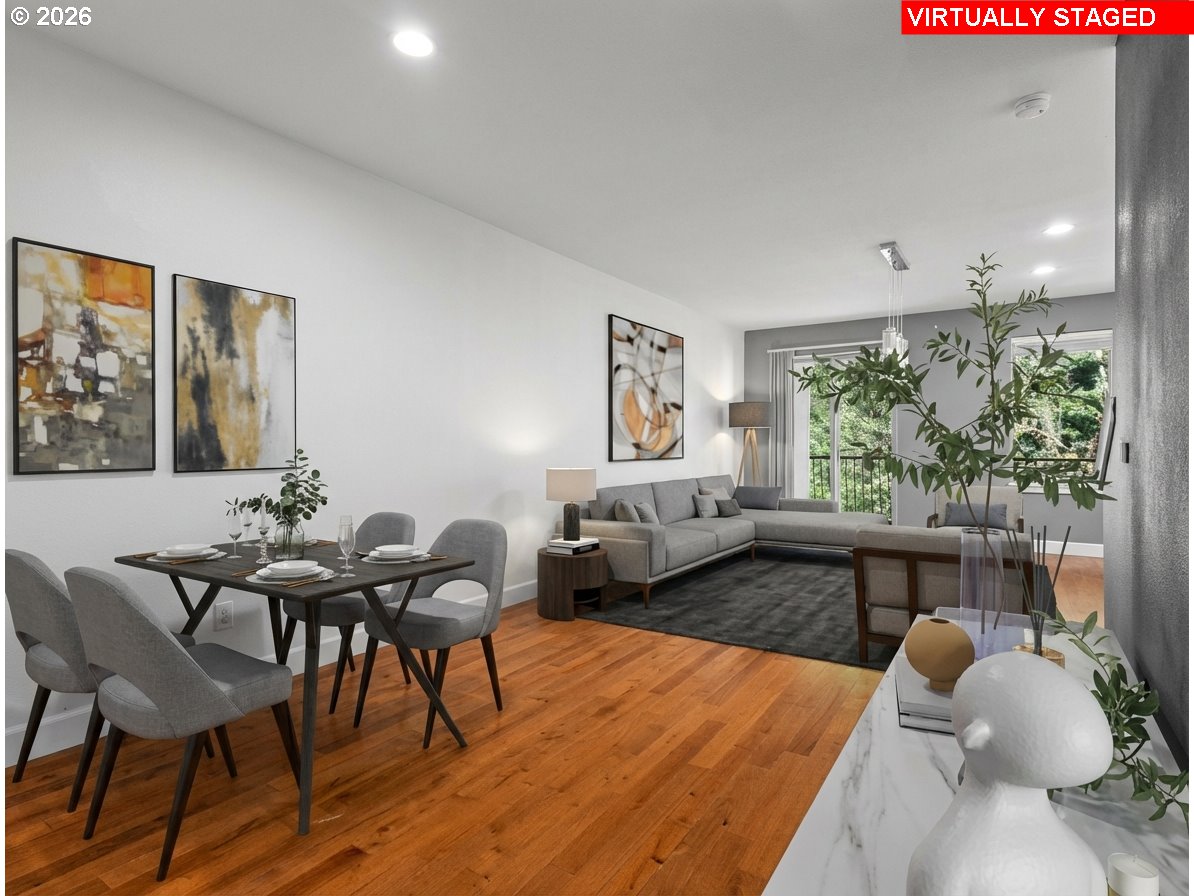 1952 Northeast 48th Way Hillsboro, OR 97124 - Photo 16 of 43 a living room with furniture and a large window