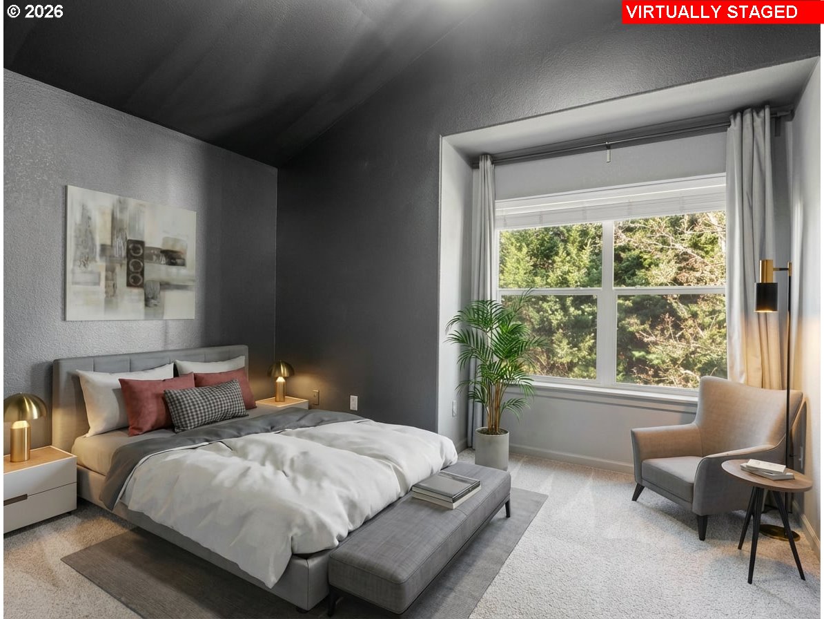 1952 Northeast 48th Way Hillsboro, OR 97124 - Photo 29 of 43 a bedroom with a bed and a window