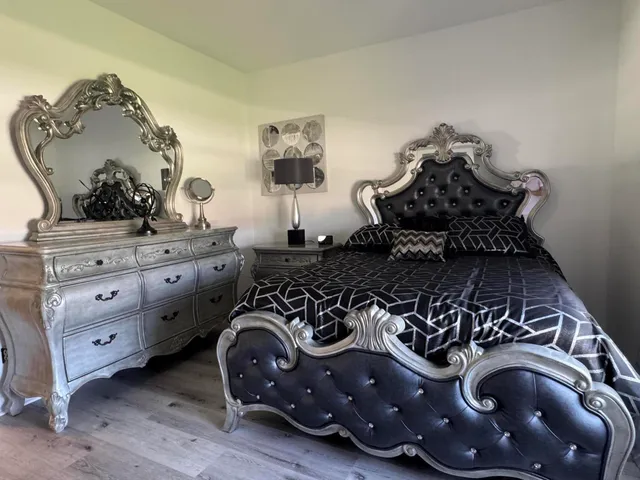 a view of swimming pool with outdoor seating