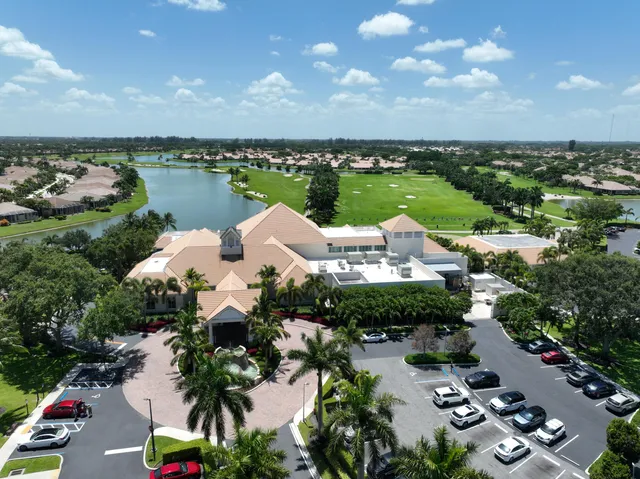 a view of a patio with swimming pool