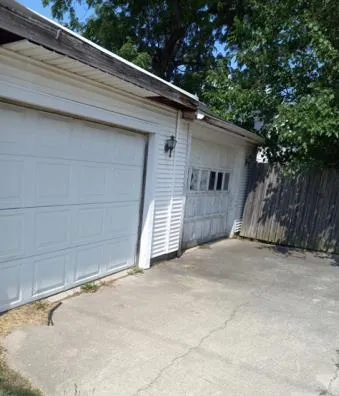 a backyard of a house