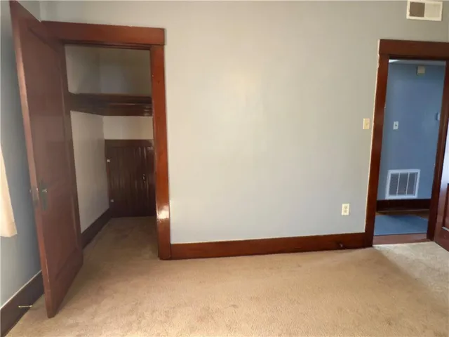 a view of empty room