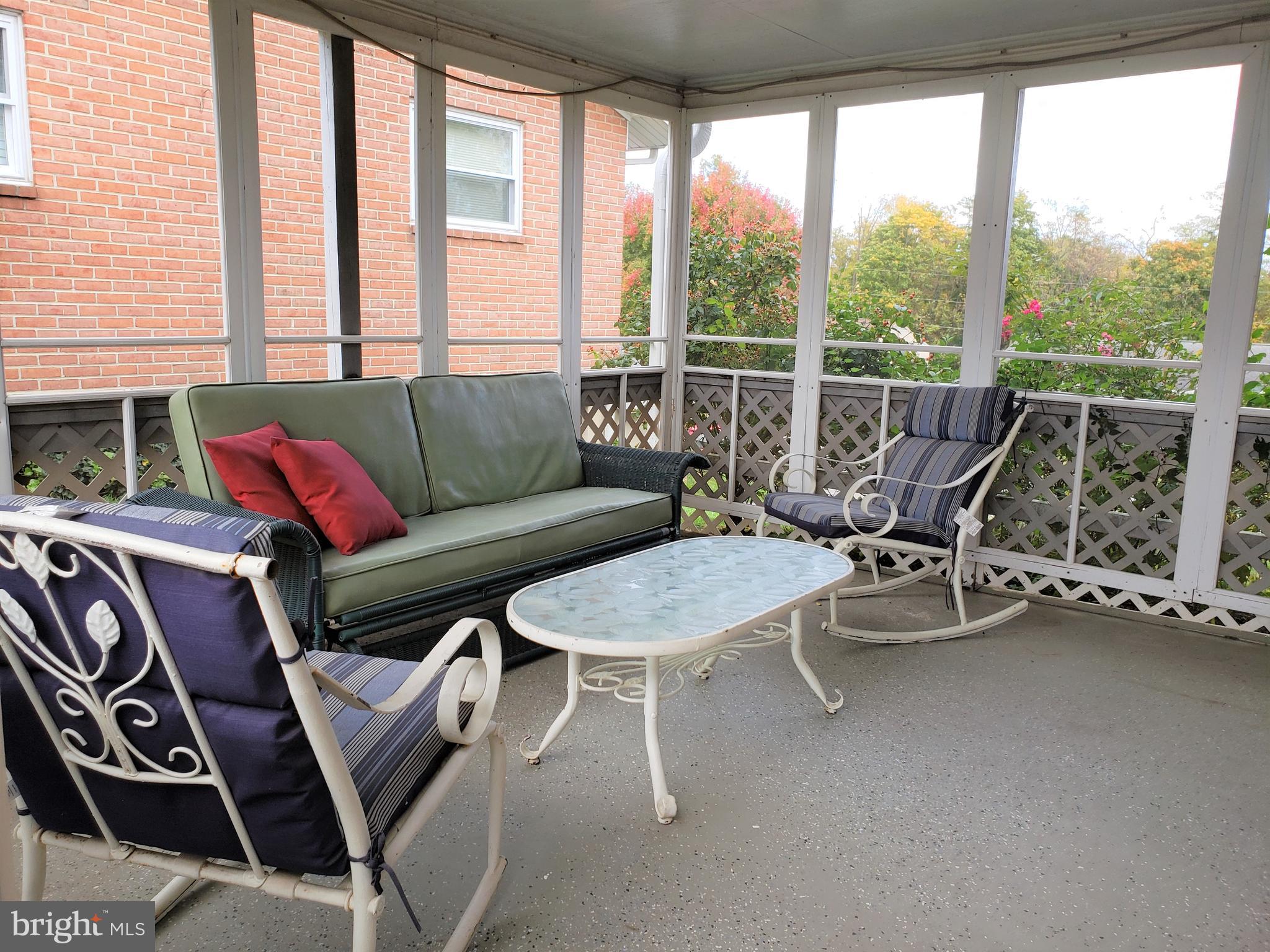 11510 Englewood Road Hagerstown, MD 21740 - Photo 17 of 35 Screen Porch comes with a TV!