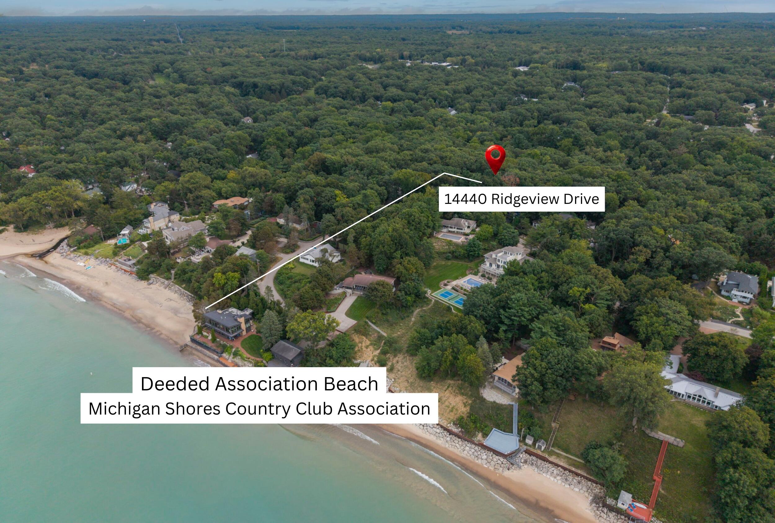 14440 Ridgeview Drive New Buffalo, MI 49117 - Photo 2 of 7 Deeded Association Beach Michigan Shores
