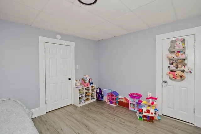 a view of a room with toys