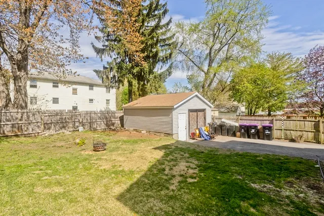 a house with trees in front of it