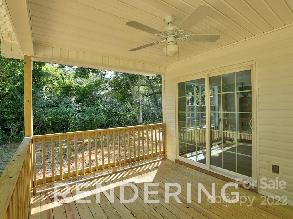 188 Washington Street York, SC 29745 - Photo 44 of 46 a view of a two chair in the balcony