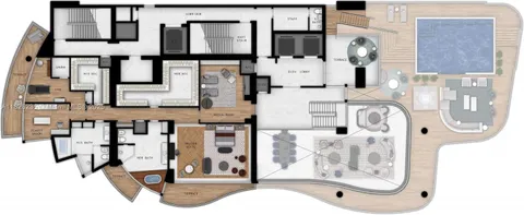 $23,990,000 | 17475 Collins Avenue, Unit PH3201, Sunny Isles Beach, FL 33160