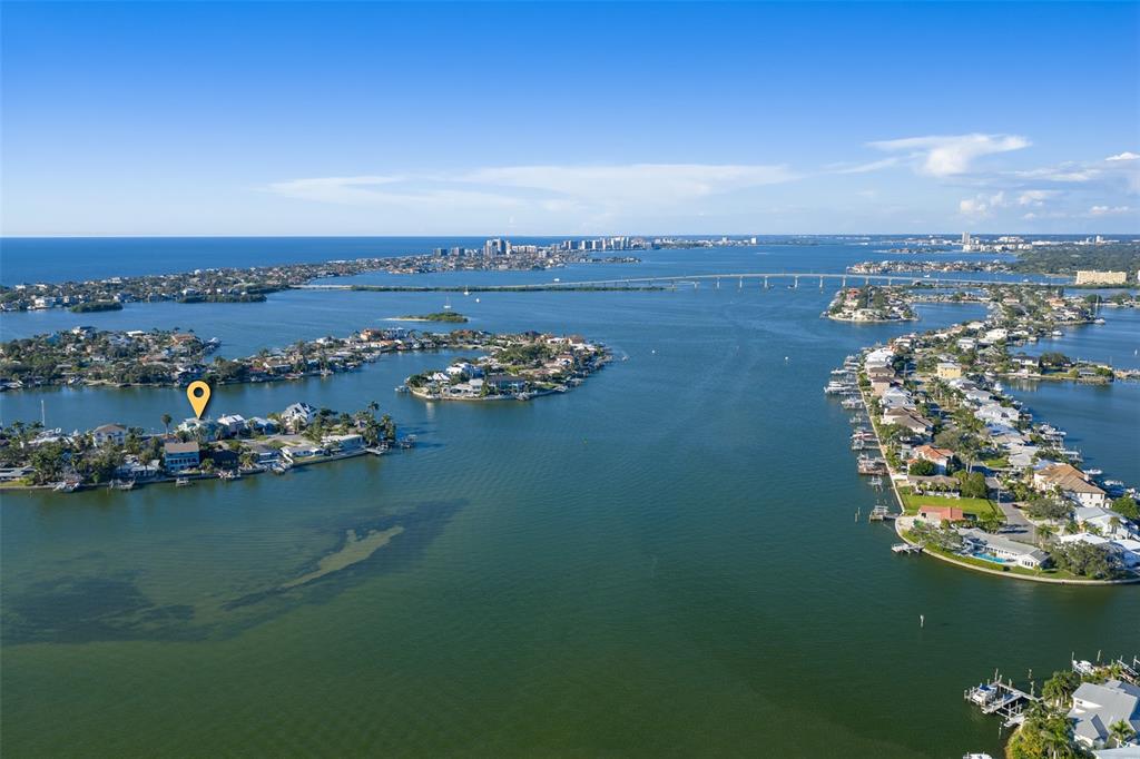 478 Harbor Drive South Indian Rocks Beach, FL 33785 - Photo 59 of 68 an aerial view of a houses with ocean view