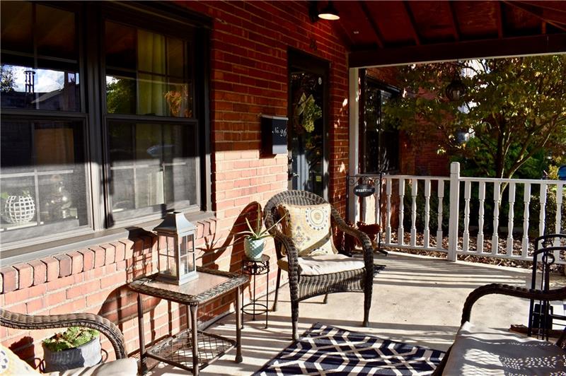 26 Robinhood Road Pittsburgh, PA 15220 - Photo 3 of 25 The covered front porch invites all who enter this home to have a seat and sit down.