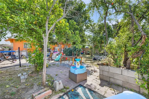a outdoor space with furniture
