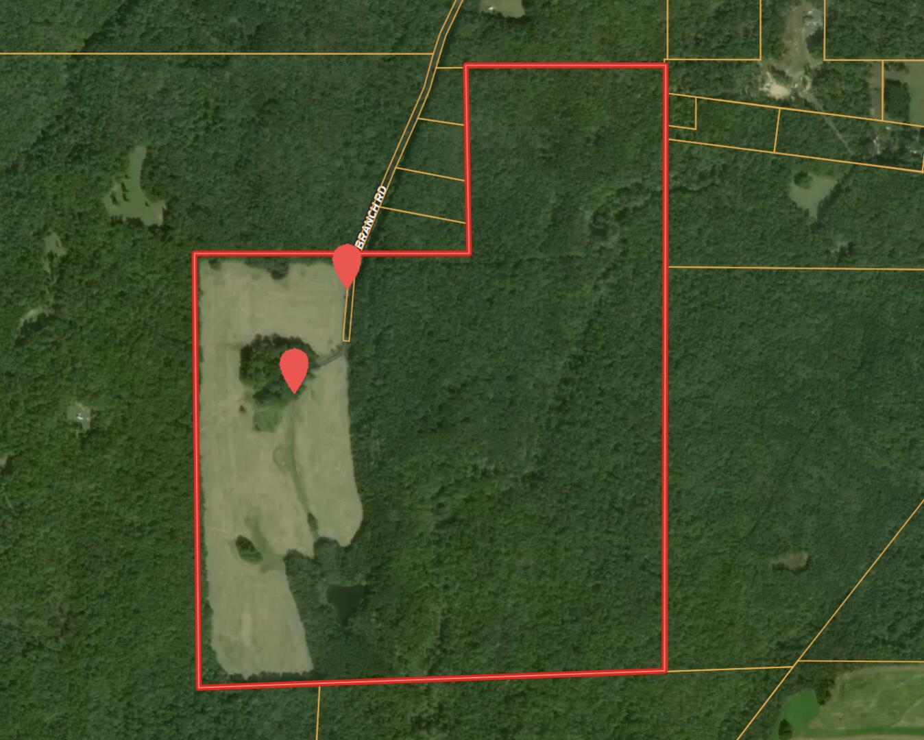 1234 Long Branch Road Menlo, GA 30731 - Photo 41 of 41 Marked Building Envelopes, Long Branch R