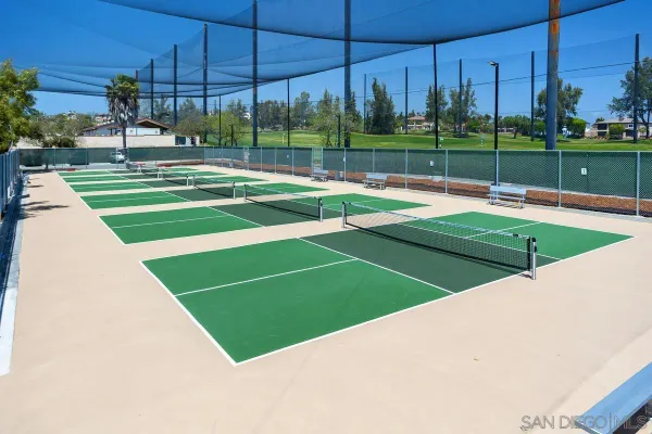 a view of a basketball court