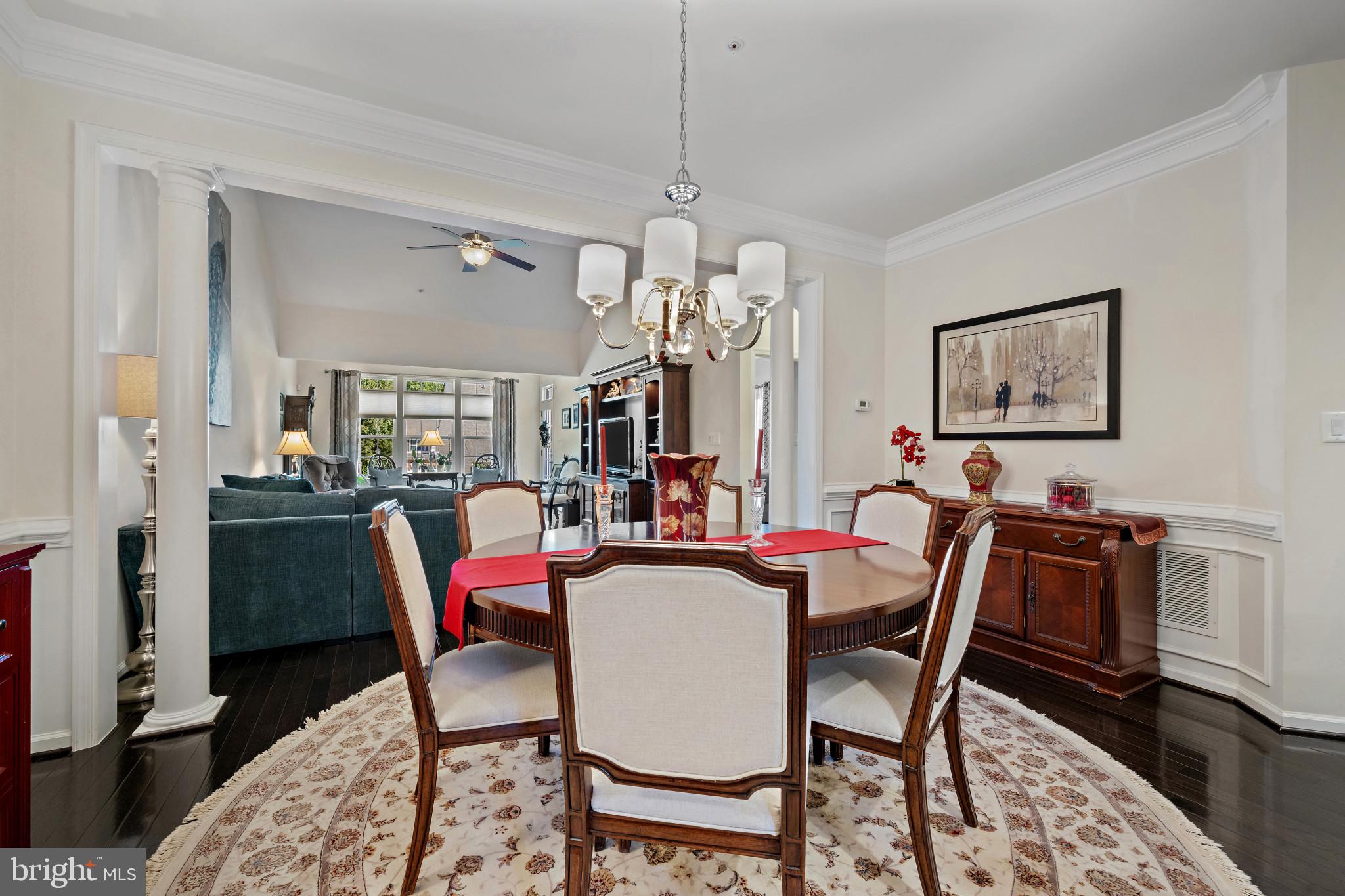 313 Lennox Drive Fallston, MD 21047 - Photo 17 of 66 Dining area with ornamental molding,