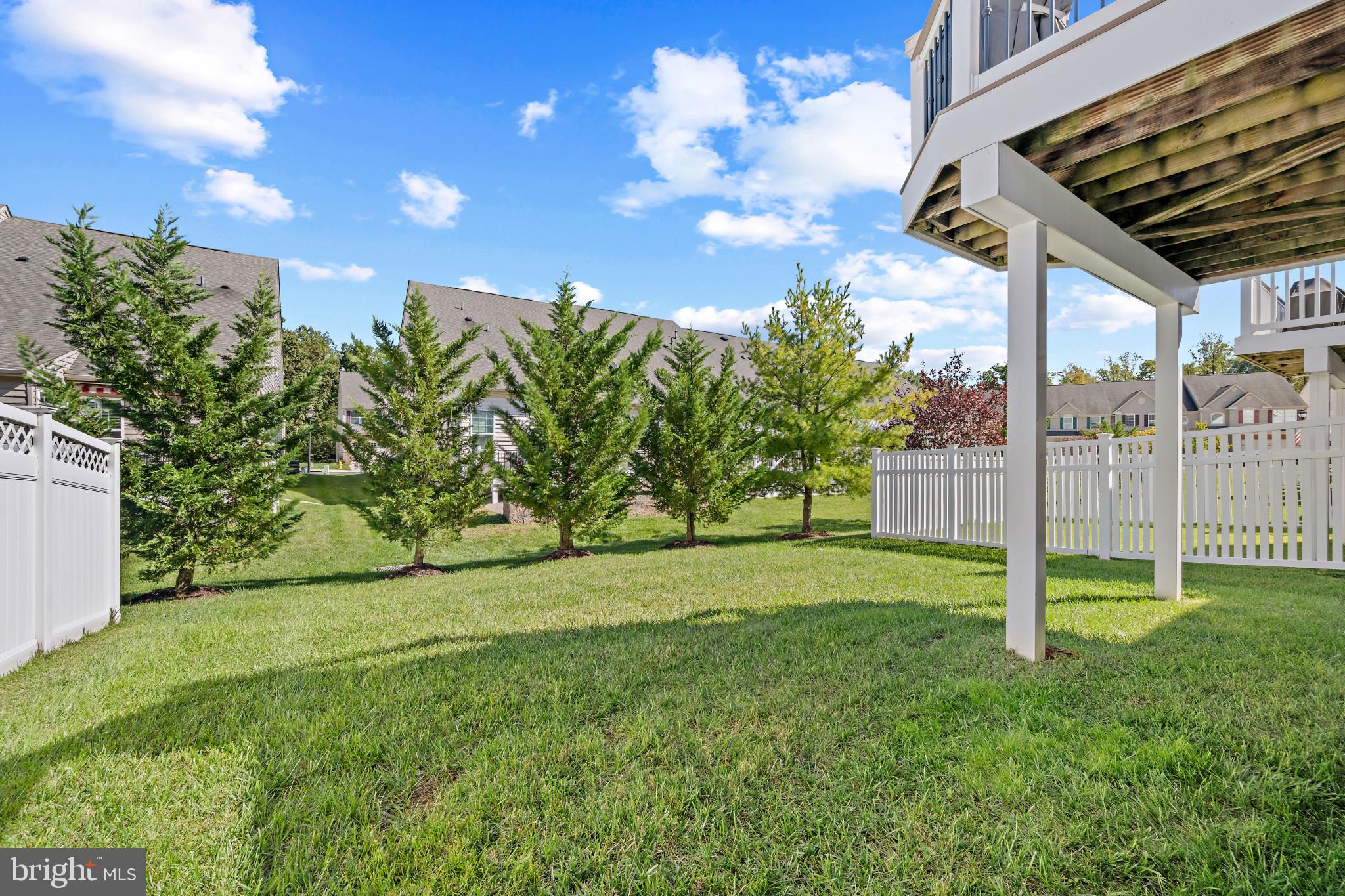 313 Lennox Drive Fallston, MD 21047 - Photo 58 of 66 View of yard showing evergreen trees for privacy