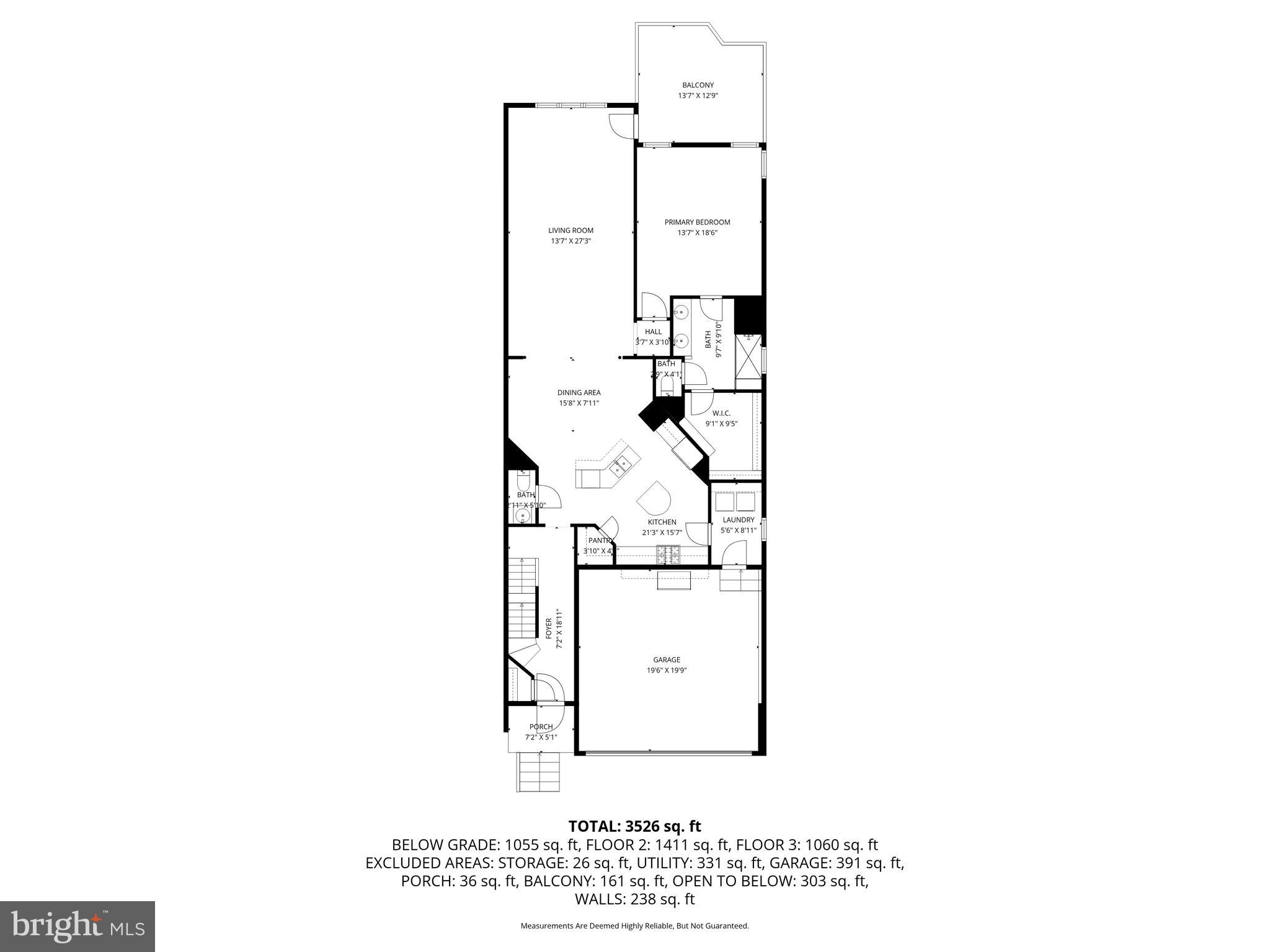 313 Lennox Drive Fallston, MD 21047 - Photo 63 of 66 Main Level Floor Plan