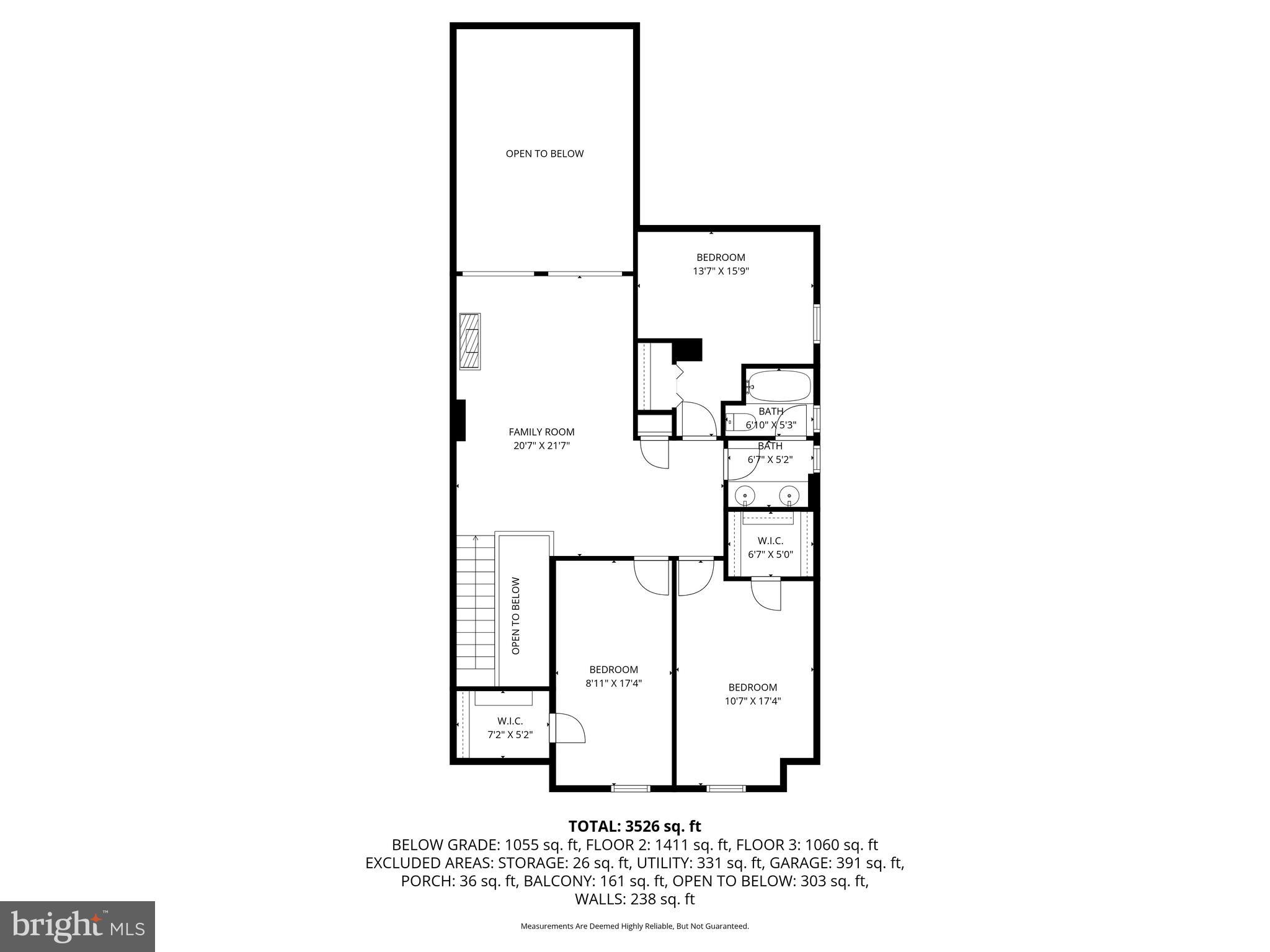 313 Lennox Drive Fallston, MD 21047 - Photo 64 of 66 Upper Level Floor Plan