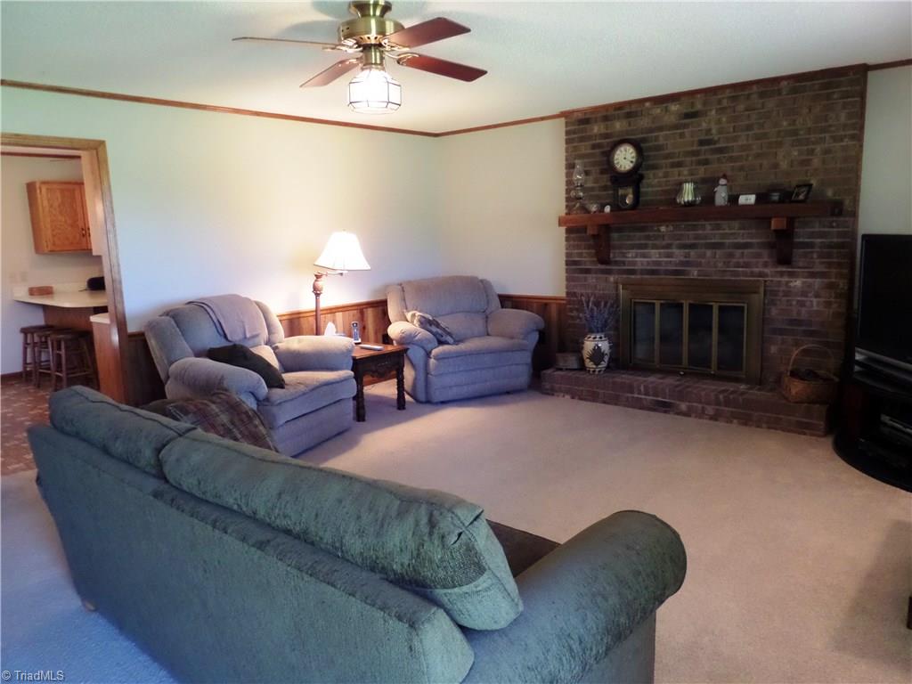 3308 Doub Road East Bend, NC 27018 - Photo 8 of 27 Another view of the living room towards the kitchen.