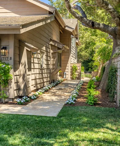 a view of outdoor space and yard