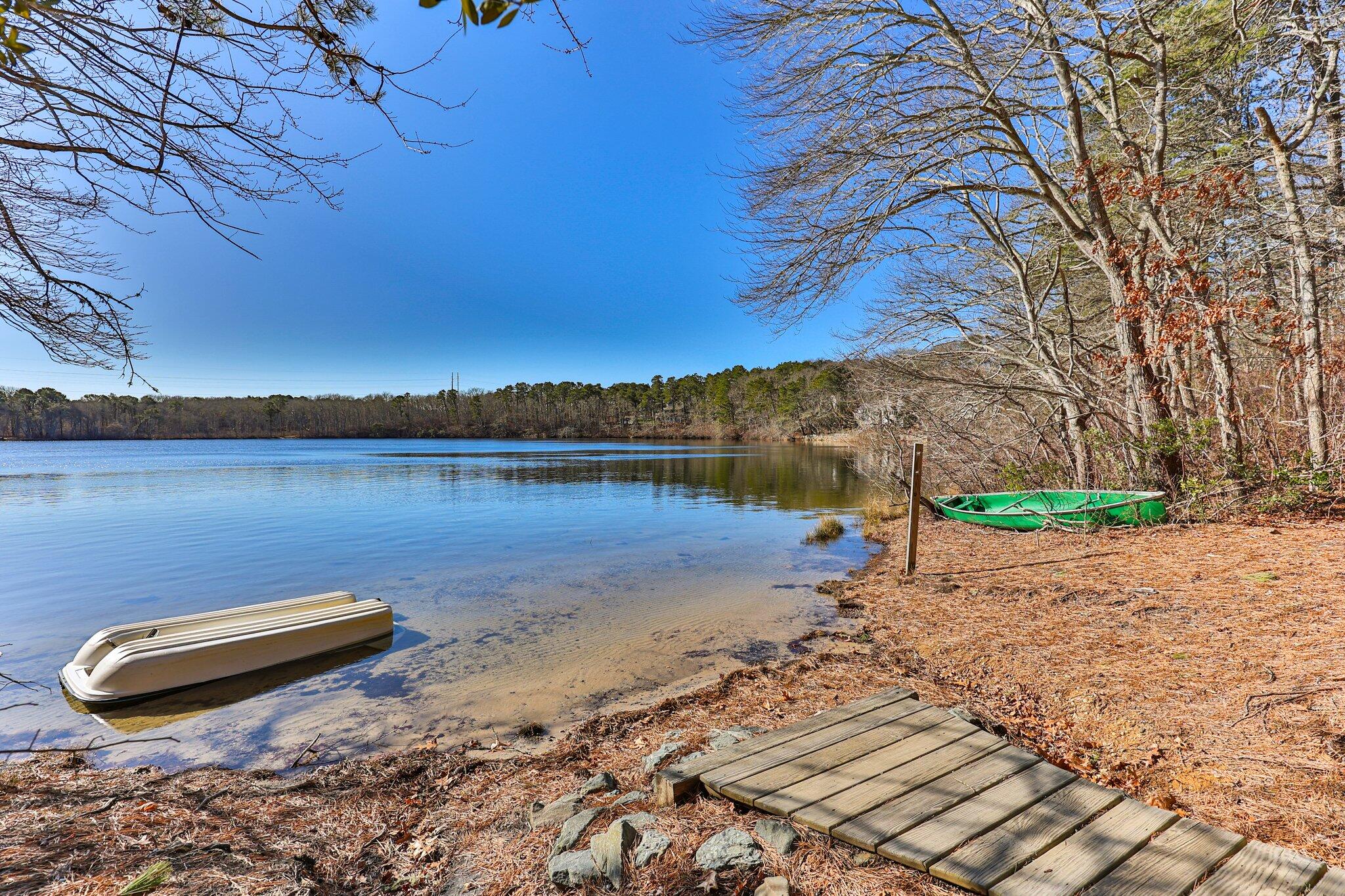 5 Signe Road Dennis, MA 02638 - Photo 34 of 39 a view of a lake with outdoor space