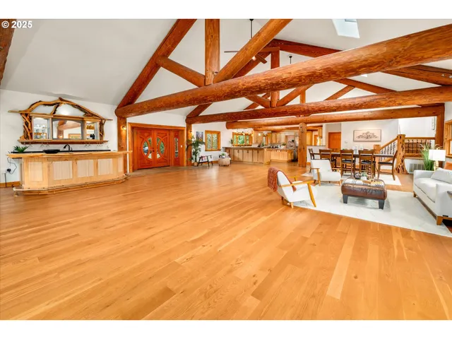 a very nice looking room with a large window