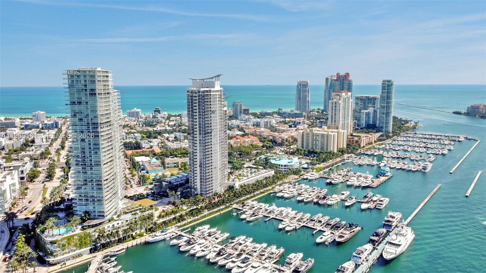 450 Alton Road, Unit 3208 Miami Beach, FL 33139 - Photo 40 of 43 a city view with tall buildings