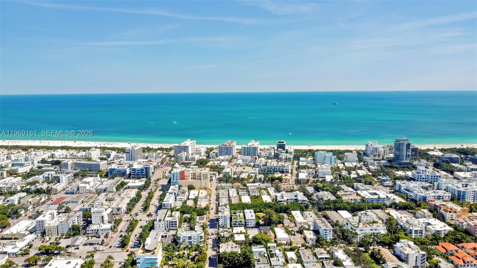 450 Alton Road, Unit 3208 Miami Beach, FL 33139 - Photo 42 of 43 an aerial view of a city with ocean view
