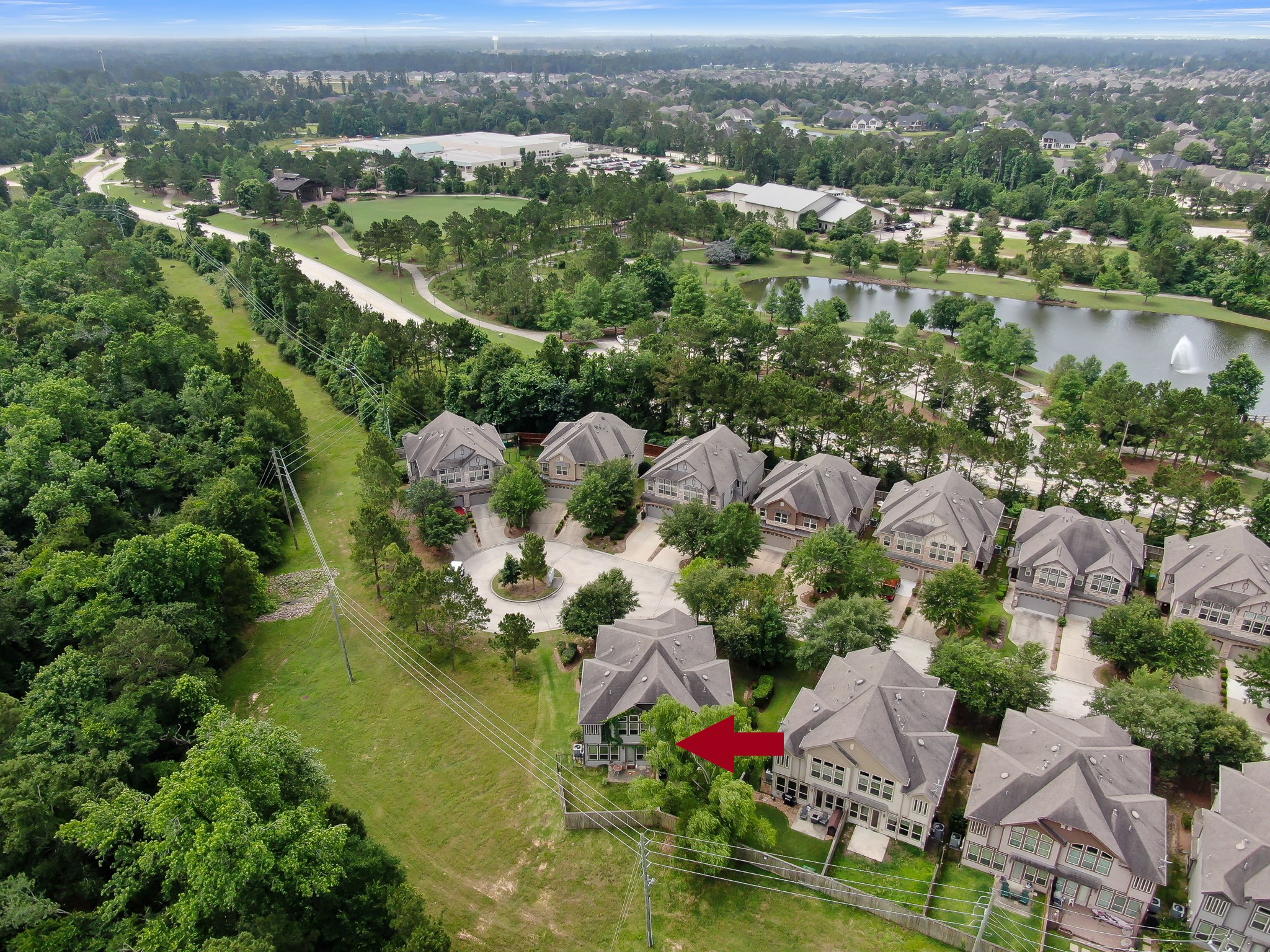 18 Aventura Place Spring, TX 77389 - Photo 40 of 43 an aerial view of residential houses with outdoor space