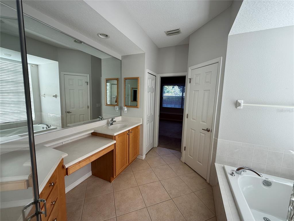 6055 Wingspan Way Bradenton, FL 34203 - Photo 23 of 32 a large bathroom with a tub sink and mirror
