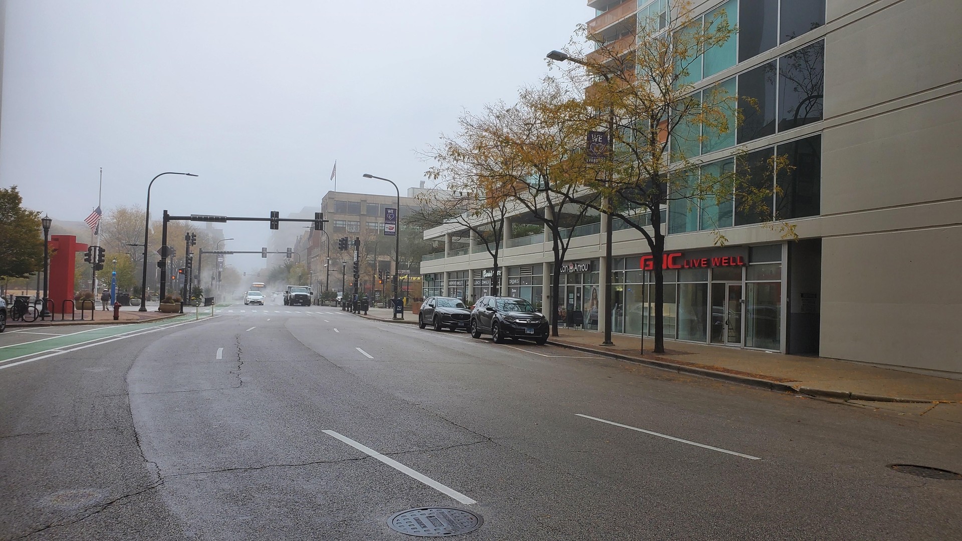 812 Davis Street Evanston, IL 60201 - Photo 4 of 14 a view of a city street with a building