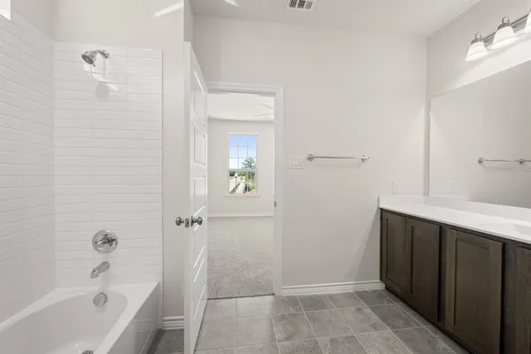 a backyard of a house