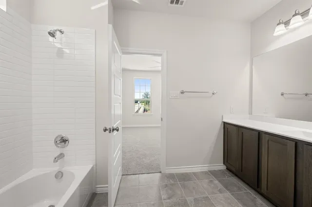 a backyard of a house