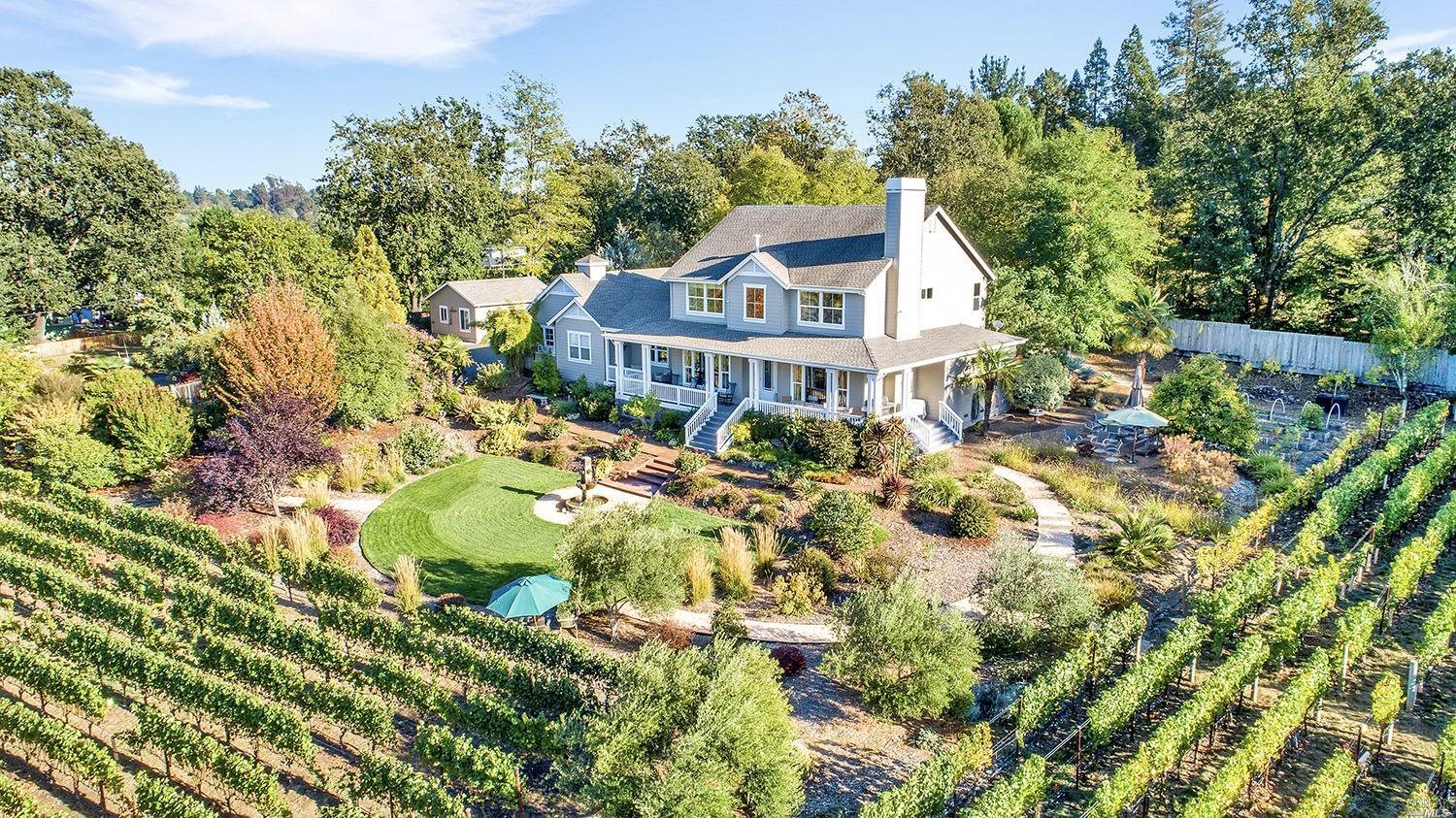 3600 Sullivan Road Sebastopol, CA 95472 - Photo 1 of 1 a aerial view of a house with a yard and sitting area